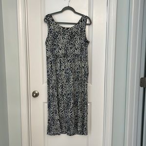 Bali Batiks midi dress with back slit size L